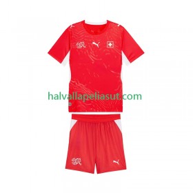 Jalkapallo Pelipaidat/Peliasut Sveitsi Lasten Kotipaita World Cup 2026 Lyhythihainen